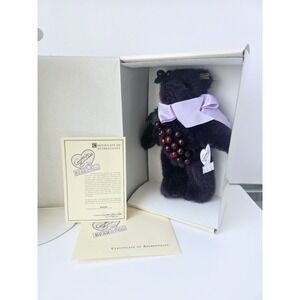 Annette Funicello teddy bear Grape Suzette 11"‎